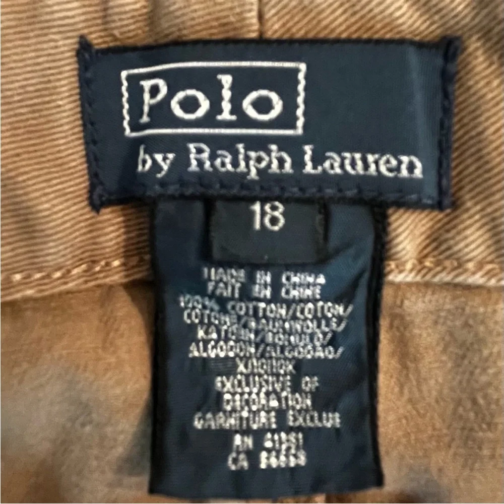 Ralph Lauren Boys Khaki Pants - Size 18
